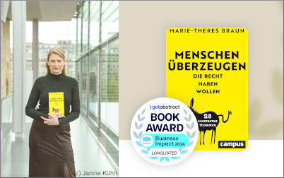 Campus-Autorin Marie-Theres Braun ist für den getabstract International Book Award nominiert