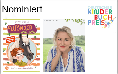 Schneiderbuch-Autorin Britta Sabbag ist nominiert für den Deutschen Kinderbuchpreis!